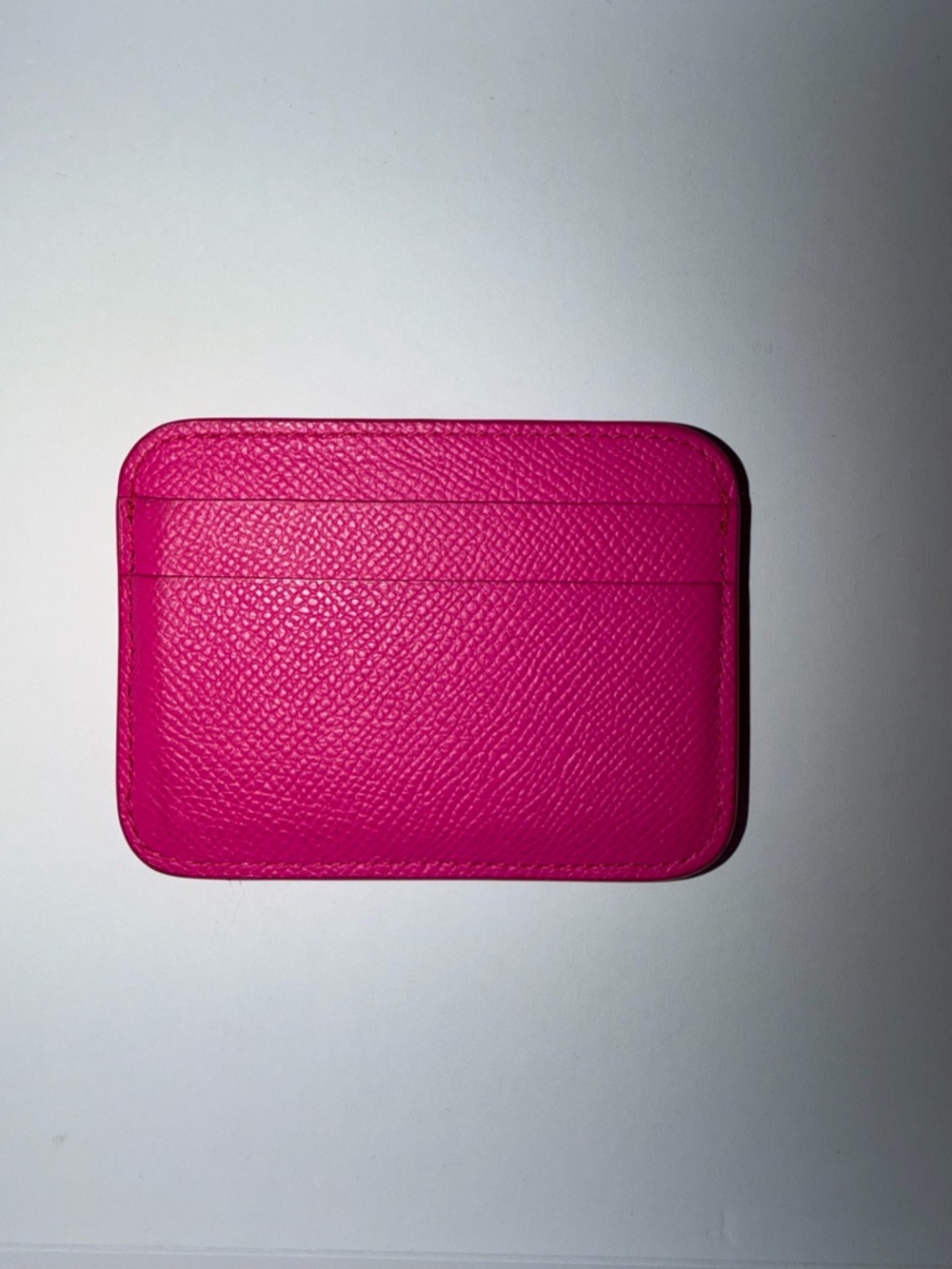 Balenciaga Hot Pink Leather Card Sleeve - Picture 3 of 9